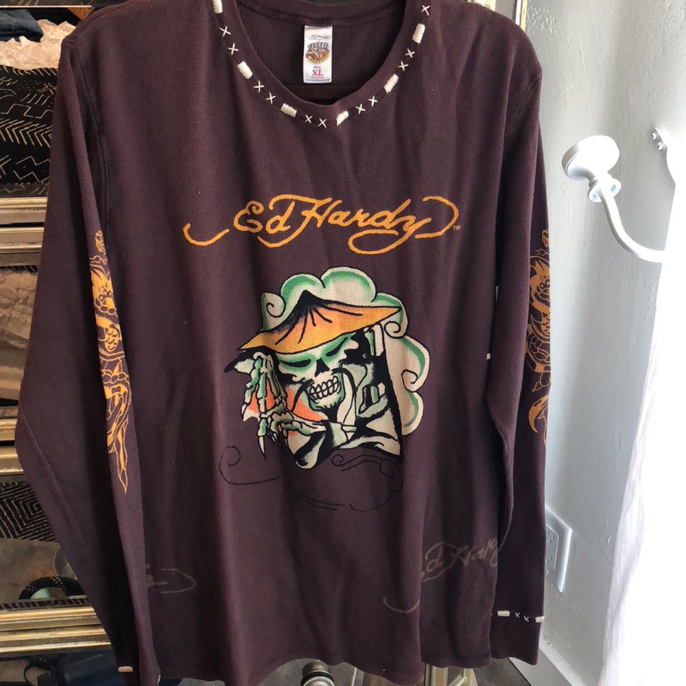 Ed Hardy thermal shirt